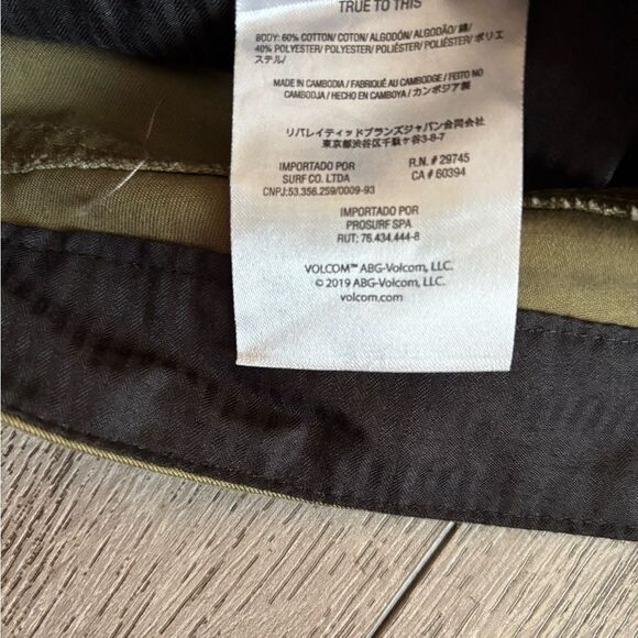 Volcom womans  SO Chickie high rise pants - Picture 4 of 6